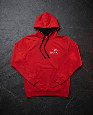 Red lightweight sweatshirt - dark studio