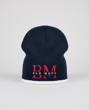Navy BM beanie white trim - catalog