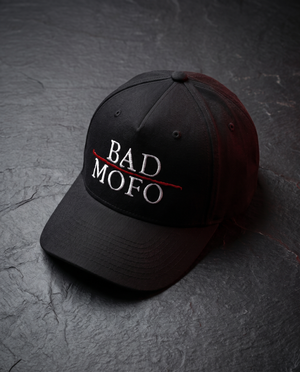 Black Bad MoFo cap - dark studio