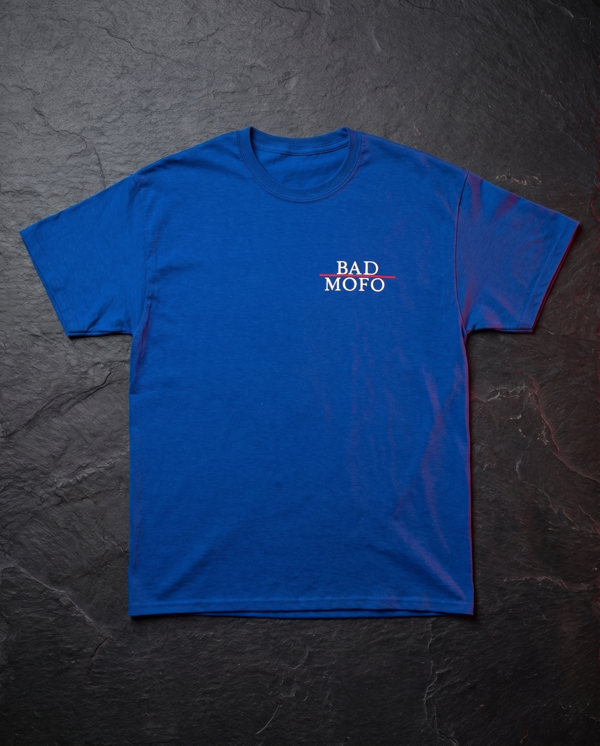 Blue Bad MoFo t-shirt - dark studio