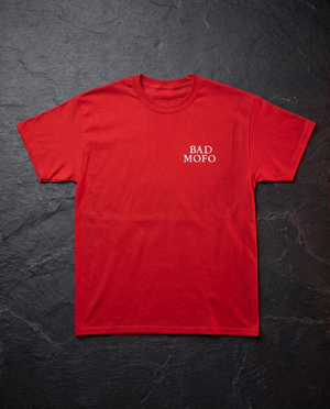 Red Bad MoFo t-shirt - dark studio
