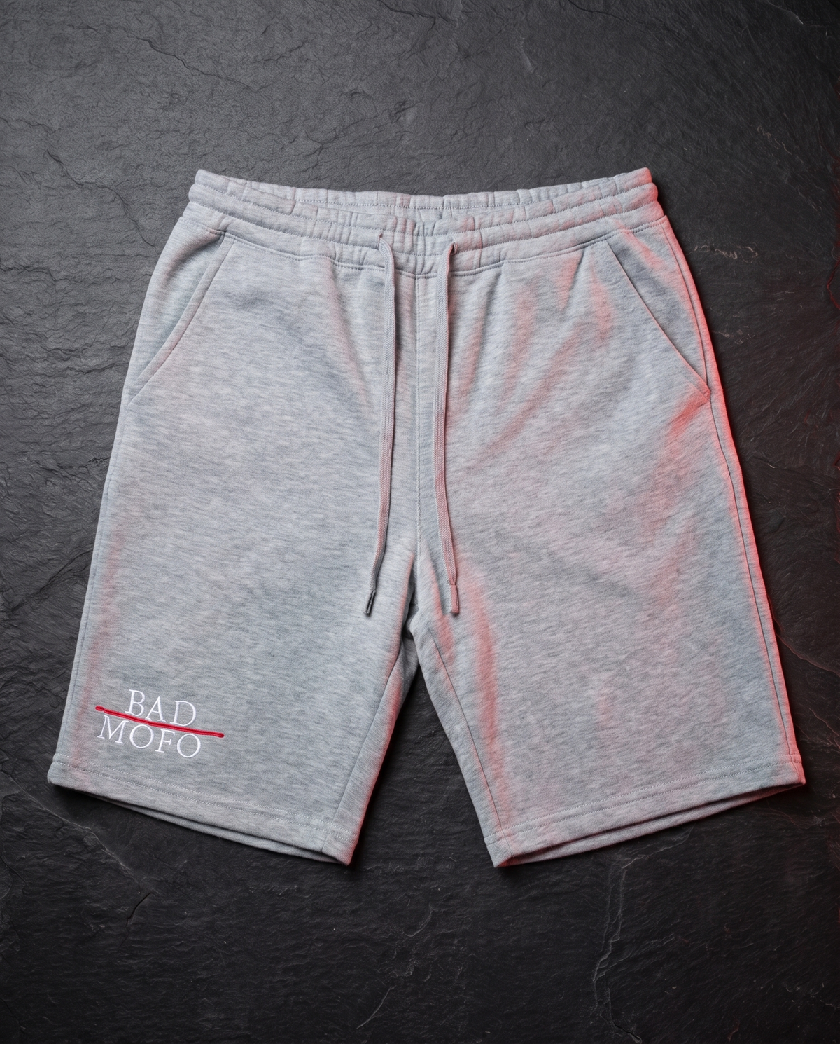 Grey Bad Mofo shorts - dark studio