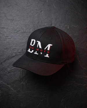 Black BM fitted hat - dark studio