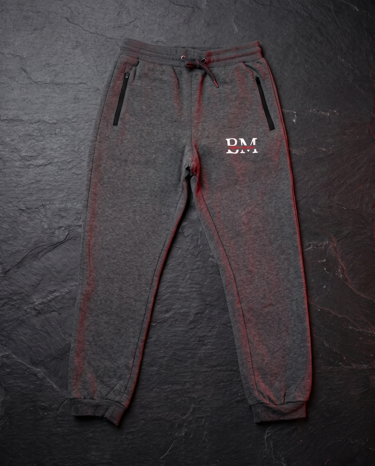 Charcoal gray joggers - dark studio