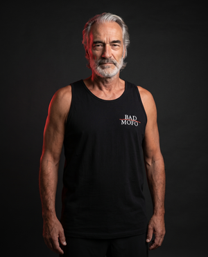 Black tank on model