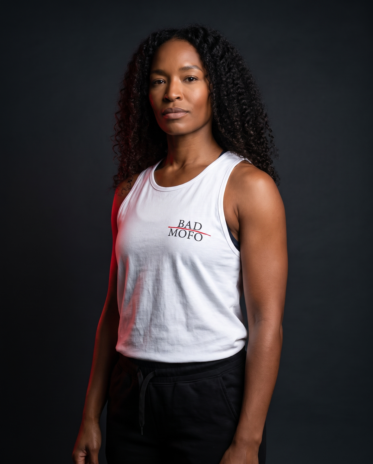 White tank on model