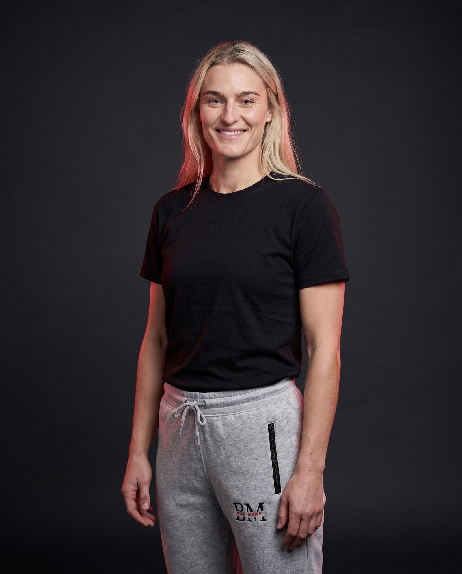 Heather gray joggers - dark studio